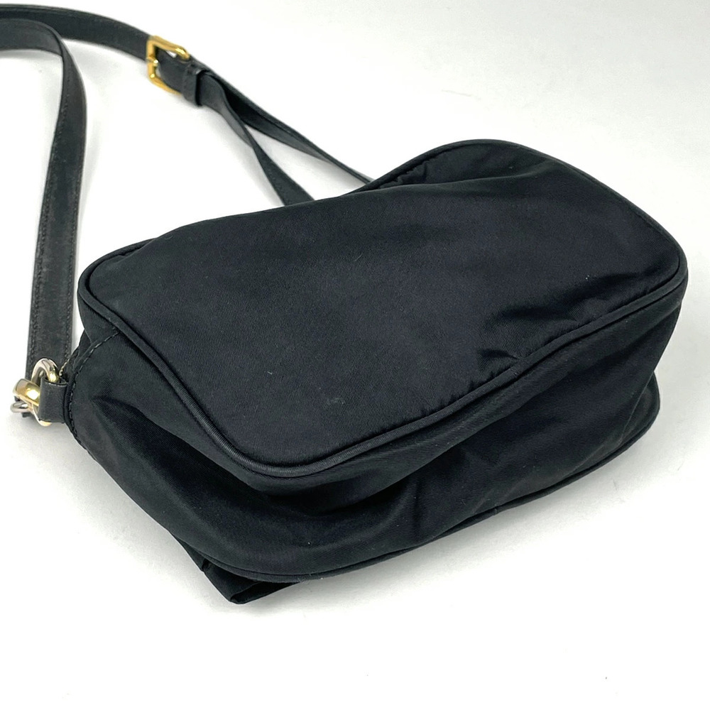 Prada Logo Shoulder Bag Rion Nero Black - Picture 2 of 6